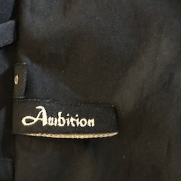 Ambition. Black Trench Coat. Size-Small - Picture 10 of 12